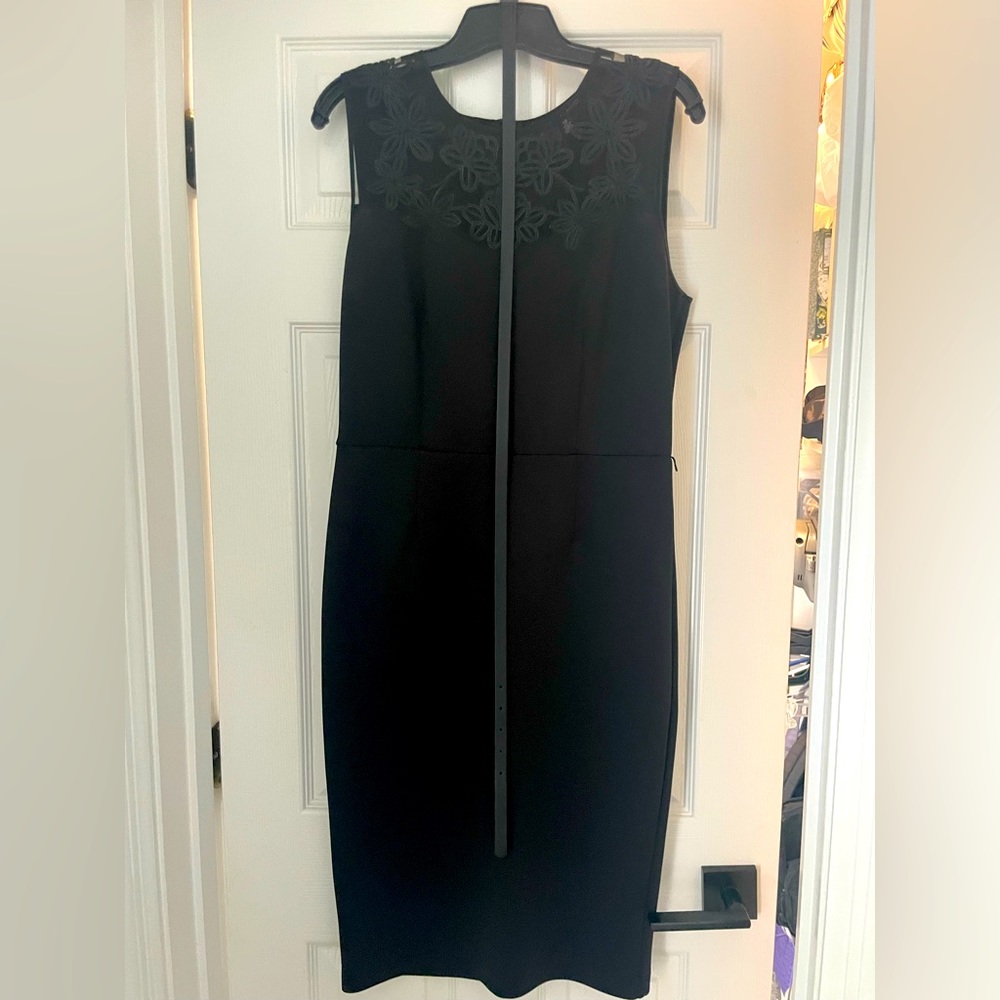 LBD with lace detail.